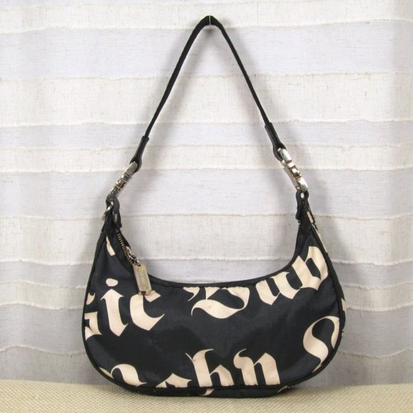 L.A.M.B. for Lesportsac 2nd Edition Black Small Hella Hobo w/Charm Gwen Stefani - Picture 2 of 10